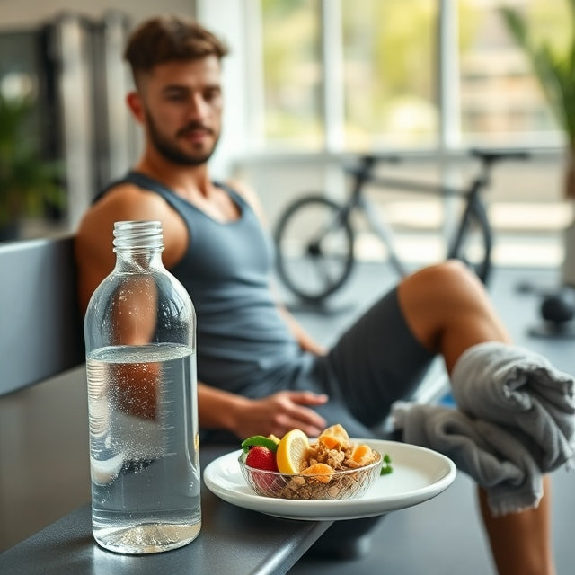 Workout recovery with nutrition, hydration and rest