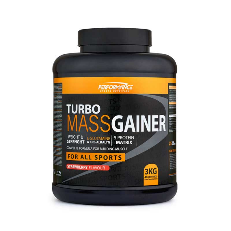 Performance Turbo Mass Gainer Strawberry 3kg