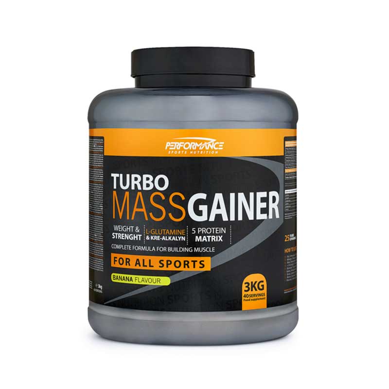Performance Turbo Mass Gainer Banana 3kg