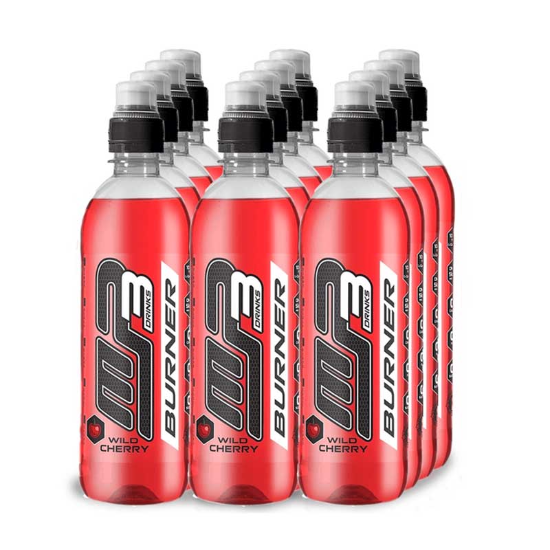 MP3 Sports Drinks Burner Cherry 12x500ml