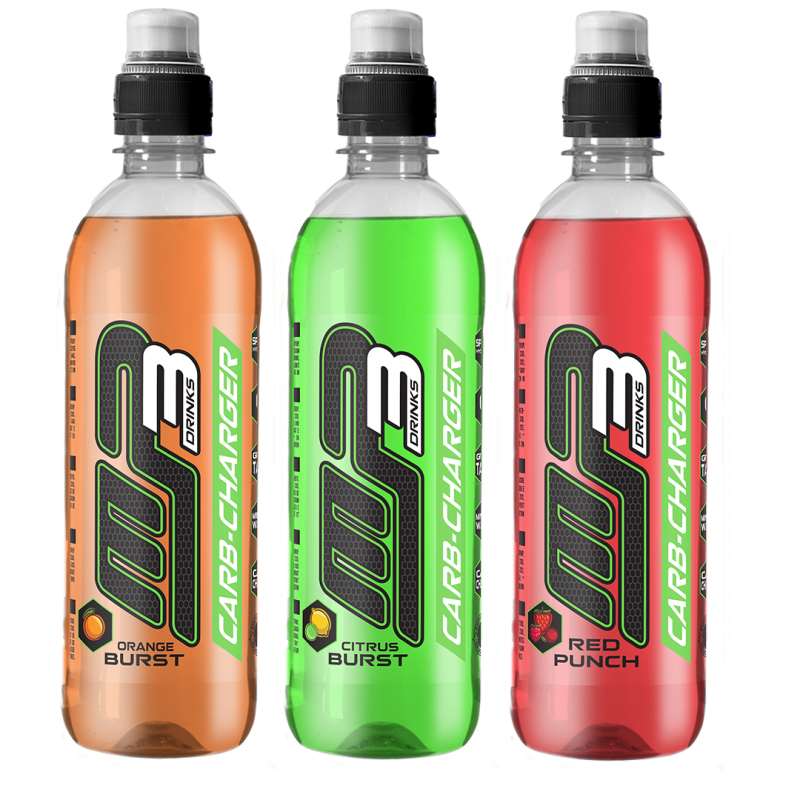 MP3 Sports Drinks Carbocharger 12x500ml