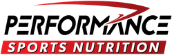 Sports Nutrition logo by Performance, featuring sports nutrition products designed to support energy, strength, muscle recovery, and athletic performance.