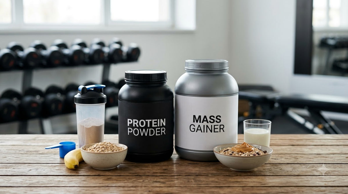 Weight gainer vs protein powder comparison for sports nutrition
