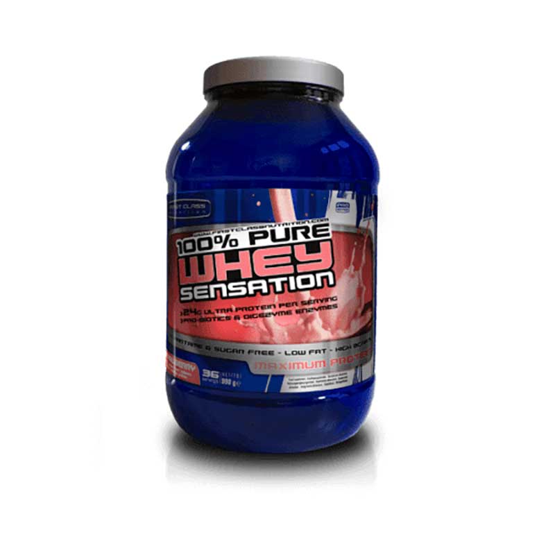 First Class 100% Whey Sensation Strawberry 900gr