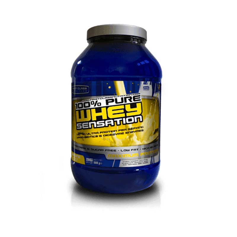 First Class 100% Whey Sensation Banana 900gr