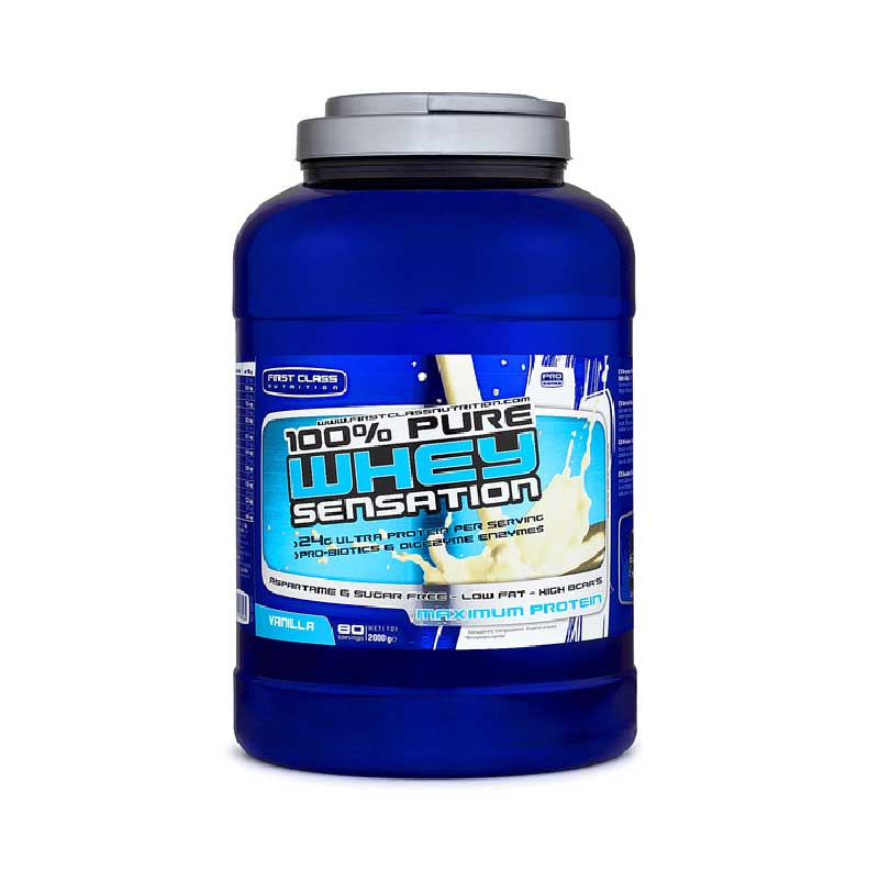 First Class 100% Whey Sensation Vanilla 2kg