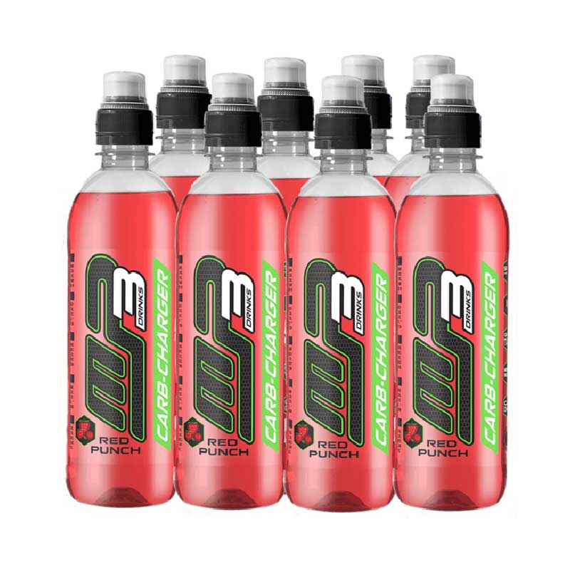 MP3 Sports Drinks Carbocharger Red Multi Fruit 12x500ml