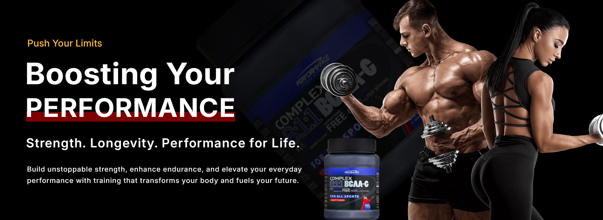 Performance Sports Nutrition BCAA-G 8:1:1 500gr