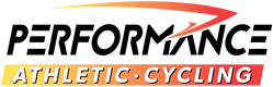 Athletic Cycling logo by Performance, a sports nutrition brand supporting cyclists with products for endurance, energy, and performance.