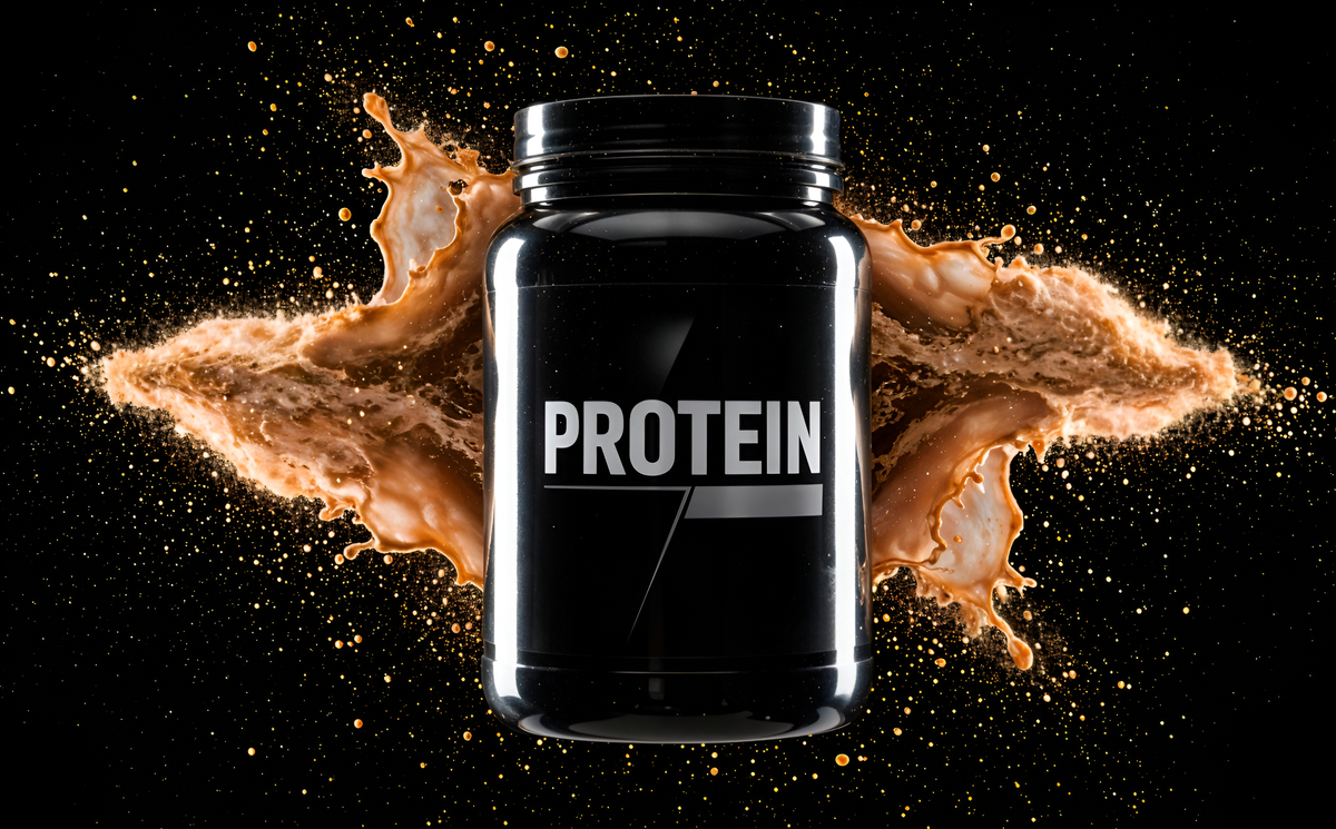 Performance whey protein supplement designed to support muscle growth, strength, workout recovery, and daily fitness nutrition.